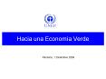 Hacia una Economнa Verde PowerPoint PPT Presentation