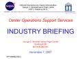 Center Operations Support Services PowerPoint PPT Presentation