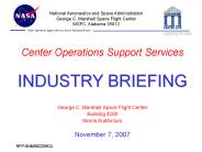 Center Operations Support Services