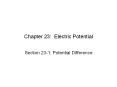 Chapter 23: Electric Potential PowerPoint PPT Presentation
