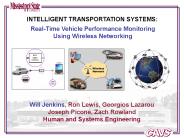 INTELLIGENT TRANSPORTATION SYSTEMS: