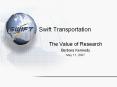 Swift Transportation PowerPoint PPT Presentation