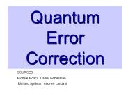 Quantum Error
