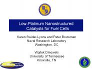 Karen Swider-Lyons and Peter Bouwman