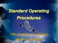Standard Operating Procedures PowerPoint PPT Presentation
