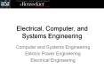 Electrical, Computer, and Systems Engineering PowerPoint PPT Presentation