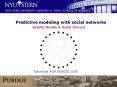 Predictive modeling with social networks PowerPoint PPT Presentation