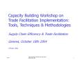 Capacity Building Workshop UN SCM Geneva PowerPoint PPT Presentation