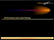 Performance and Load Testing