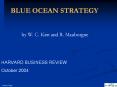 BLUE OCEAN STRATEGY