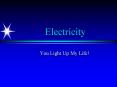 Electricity PowerPoint PPT Presentation