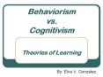 Behaviorism vs. Cognitivism  Theories of Learning PowerPoint PPT Presentation