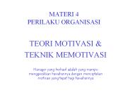 MATERI 4 PERILAKU ORGANISASI