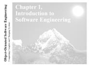 Chapter 1, Introduction to Software Engineering