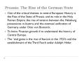 Prussia: The Rise of the German State One of the critical PowerPoint PPT Presentation