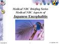 Medical NBC Briefing Series Medical NBC Aspects of Japanese Encephalitis PowerPoint PPT Presentation
