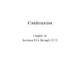 Condensation PowerPoint PPT Presentation