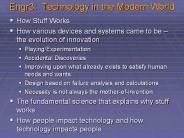 Engr3: Technology in the Modern World
