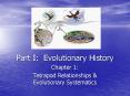 Part I: Evolutionary History PowerPoint PPT Presentation