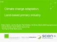 Climate change adaptation: Land-based primary industry PowerPoint PPT Presentation