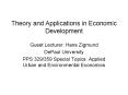 Theory and Applications in Economic Development PowerPoint PPT Presentation