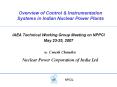 Overview of Control & Instrumentation Systems in Indian PowerPoint PPT Presentation
