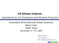 US Ethane Outlook: Implications for US Processors and Ethylene Producers PowerPoint PPT Presentation