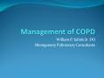 Management of COPD PowerPoint PPT Presentation