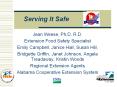 Serving It Safe PowerPoint PPT Presentation