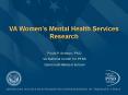 State of VA Women's Mental Health Services Research PowerPoint PPT Presentation