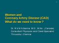 Women and Coronary Artery Disease (CAD) PowerPoint PPT Presentation