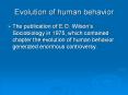 Evolution of human behavior PowerPoint PPT Presentation