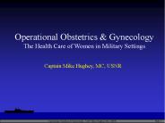 Operational Obstetrics