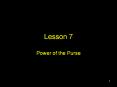 Power of the Purse PowerPoint PPT Presentation