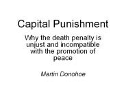Capital Punishment