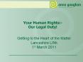 Your Human Rights:- Our Legal Duty! Getting to the Heart of PowerPoint PPT Presentation