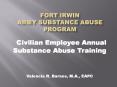 FORT IRWIN Army Substance Abuse Program PowerPoint PPT Presentation