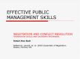 EFFECTIVE PUBLIC MANAGEMENT SKILLS PowerPoint PPT Presentation
