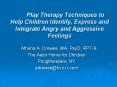 Play Therapy Techniques to Help Children Identify, Express and Integrate Angry and Aggressive Feelings PowerPoint PPT Presentation