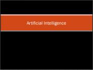 Artificial Intelligence