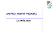 Artificial Neural Networks
