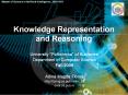 Knowledge Representation and Reasoning PowerPoint PPT Presentation