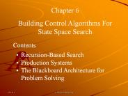 Building Control Algorithms For State Space Search