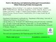 Part II. Monitoring and Optimizing Detergent Concentration PowerPoint PPT Presentation
