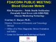 FDA/CDRH PUBLIC MEETING: Blood Glucose Meters FDA PowerPoint PPT Presentation