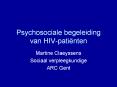 Psychosociale begeleiding van HIV-patiлnten PowerPoint PPT Presentation