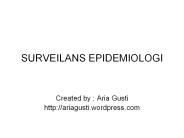 SURVEILANS EPIDEMIOLOGI