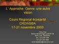 L’ Approche Genre: une autre vision PowerPoint PPT Presentation