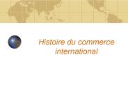 Histoire du commerce international
