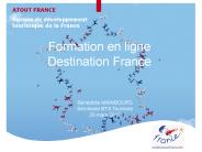 Formation en ligne Destination France